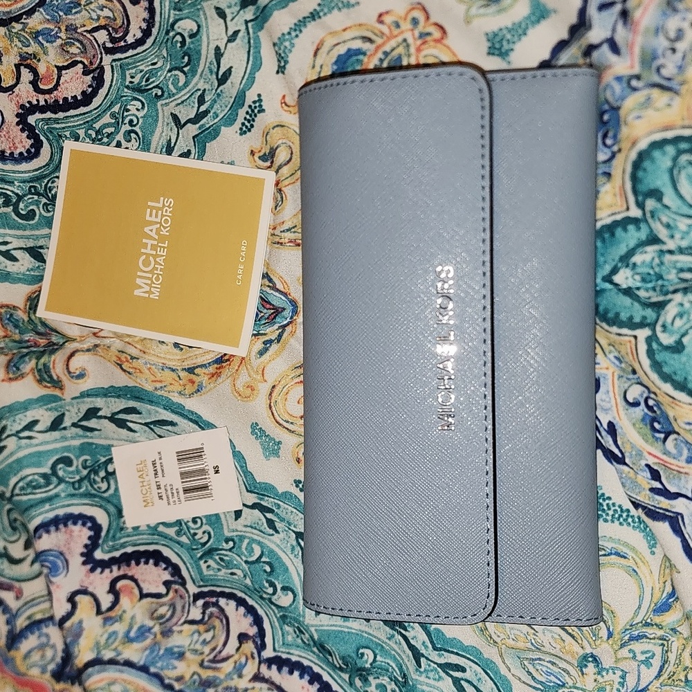 Michael Kors Seffiano Leather Tri-Fold Wallet